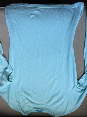 J. McLaughlin Light Blue Crewneck Sweater